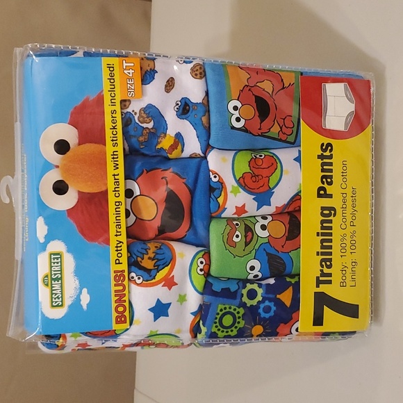 HandCraft Accessories New Elmo Cookie Monster 7 Pairs Of Training
